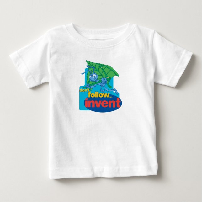 A Bug's Life's Flik "Don't Follow� Invent" Disney Baby T-Shirt (Front)