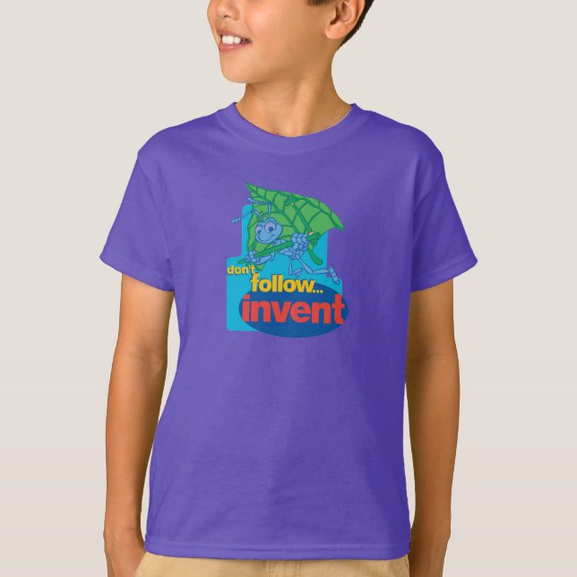 A Bug's Life's Flik "Don't Follow� Invent" Disney T-Shirt (Front)