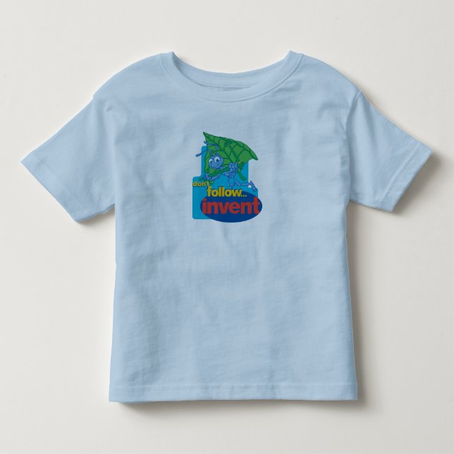 A Bug's Life's Flik "Don't Follow� Invent" Disney Toddler T-shirt (Front)