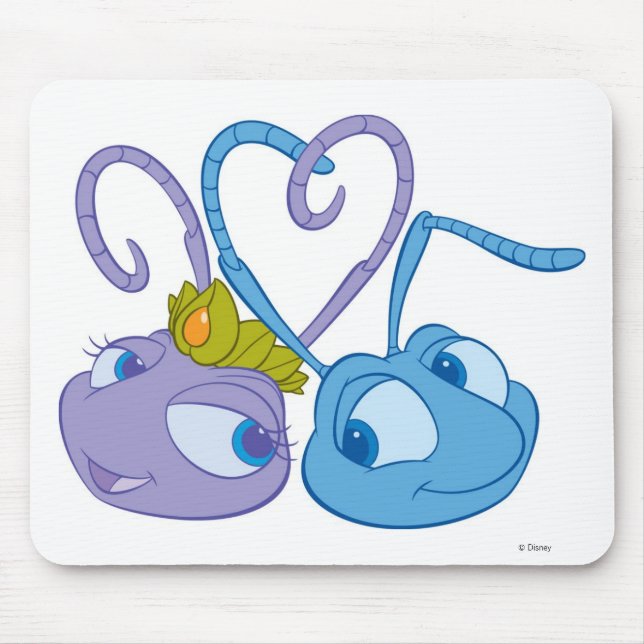 A Bug's Life's Flik & Princess Atta Disney Mouse Pad (Front)