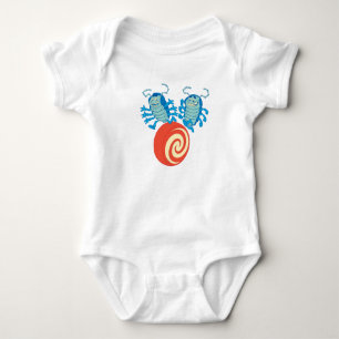 A Bug's Life's Tuck And Roll playing Disney Baby Bodysuit