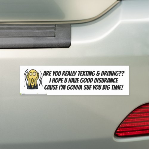 A BUMPER MAGNET YOU ABSOLUTELY NEED TEXTERS 