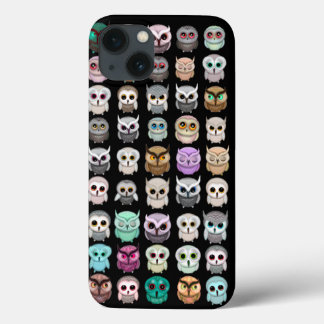 A Bunch of Cute Owls Design iPhone 13 Case