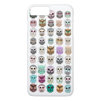 A Bunch of Cute Owls Design iPhone 8 Plus/7 Plus Case