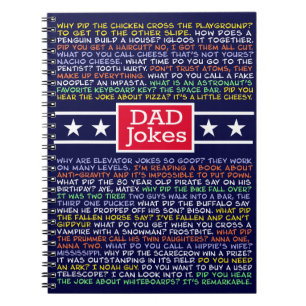 A bunch of dad jokes notebook