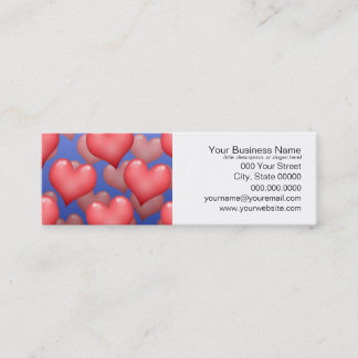 A Bunch of Hearts Mini Business Card