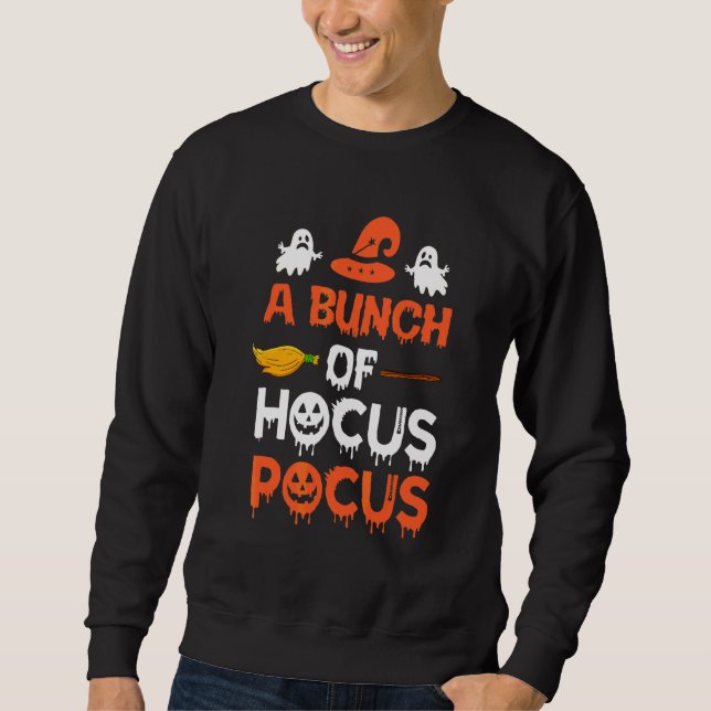 A Bunch Of Hocus Pocus Halloween Sweatshirt (Front)
