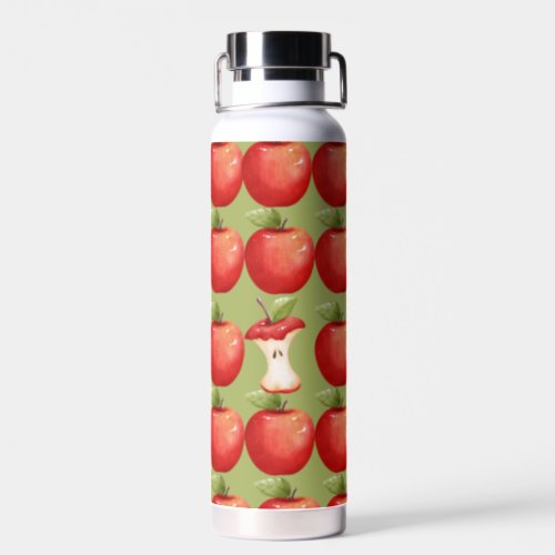 A Bunch of Red Apples Fruit Water Bottle