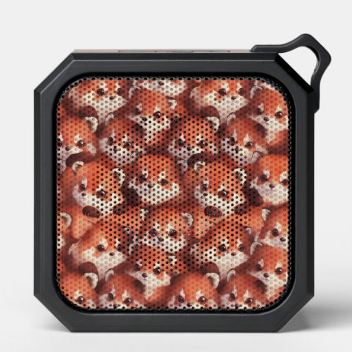 A bunch of red pandas bluetooth speaker