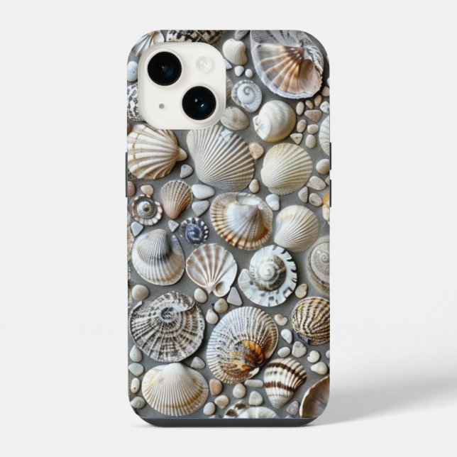 A Bunch of Seashells Iphone Case (Back)