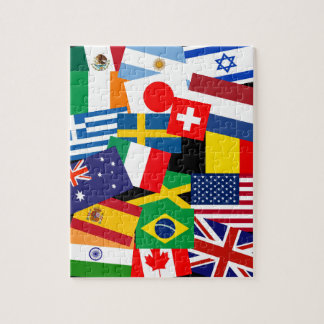 A Bunch of World Flags Jigsaw Puzzle