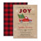 A Bundle of JOY Truck Red Plaid Baby Shower