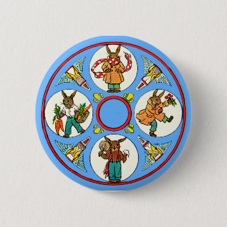 a bunny’s four seasons button