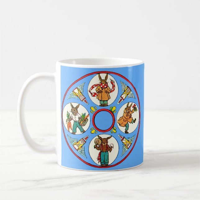 a bunny’s four seasons coffee mug (Left)