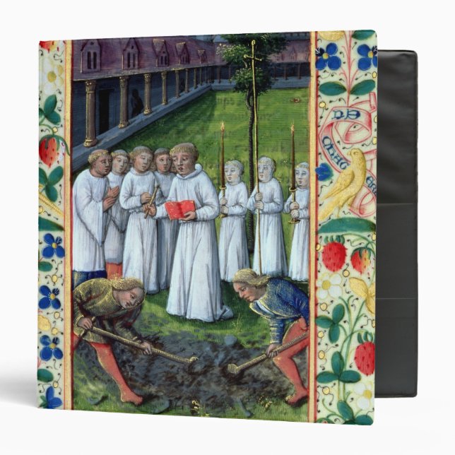 A burial binder (Front/Inside)