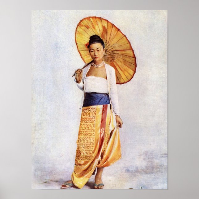 A Burmese Lady Poster (Front)