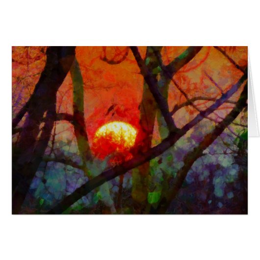 A Burmese Sunset Cards (Front Horizontal)