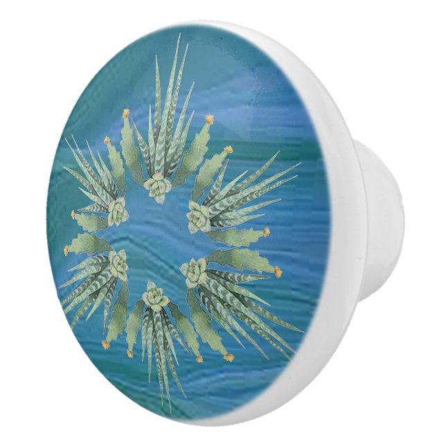 A Burst of Feathers Ceramic Knob / Pull (Right)