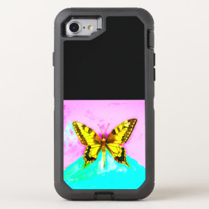 A butterfly girl OtterBox defender iPhone SE/8/7 case