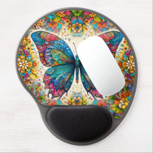A Butterfly's Rainbow Ballet Gel Mouse Pad