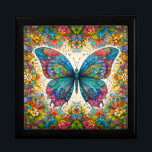 A Butterfly's Rainbow Ballet Gift Box<br><div class="desc">The ballet of the butterfly unfolds amidst a backdrop of blossoms,  each petal a canvas for the exquisite dance of nature.</div>