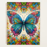 A Butterfly's Rainbow Ballet Planner<br><div class="desc">The ballet of the butterfly unfolds amidst a backdrop of blossoms,  each petal a canvas for the exquisite dance of nature.</div>