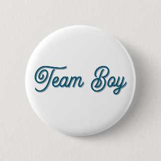 A button to show your support on baby being a boy