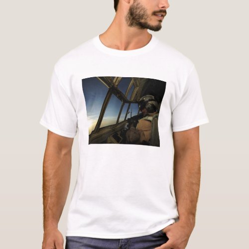 A C_130 Hercules pilot scans the horizon T_Shirt