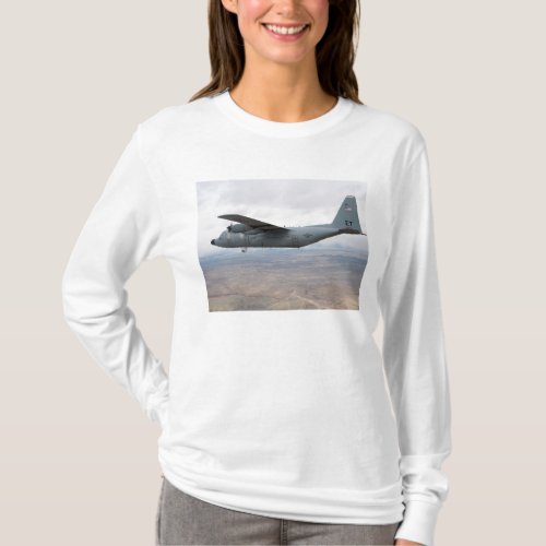 A C_130 Hercules soars through the sky T_Shirt