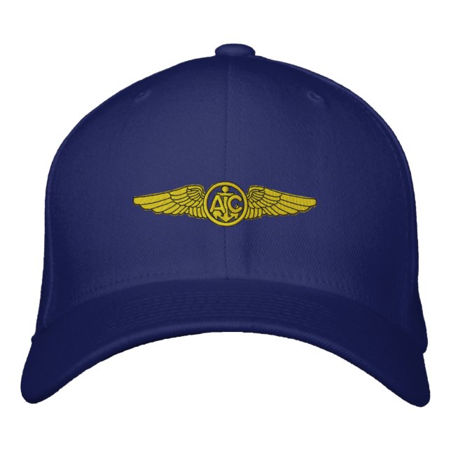 A C Wings Embroidered Baseball Cap (Front)