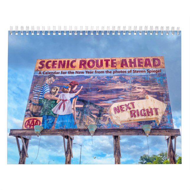 A Calendar of Vintage Sign Photos (Cover)
