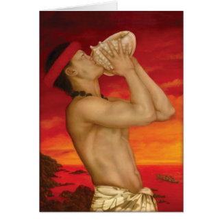 "A Call to the Divine(The Conch Blower)"by Higgins Cards