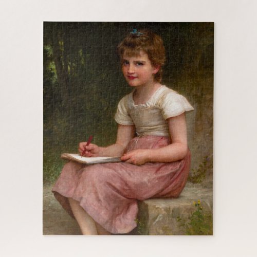 A Calling by William Adolphe Bouguereau Jigsaw Puzzle