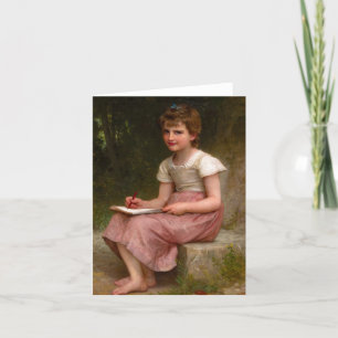 A Calling by William Adolphe Bouguereau Thank You Card