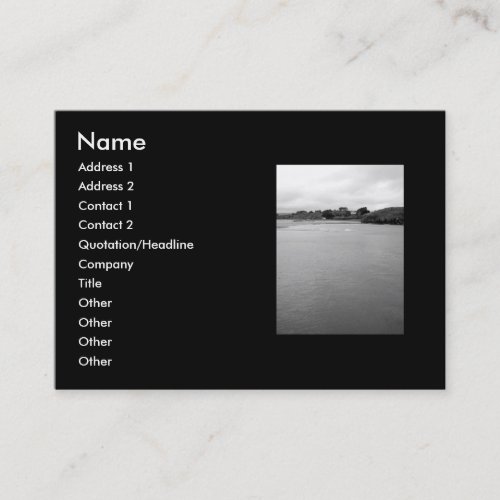 A Calm Bay in Ireland. Near Rosscarbery. Business Card Templates