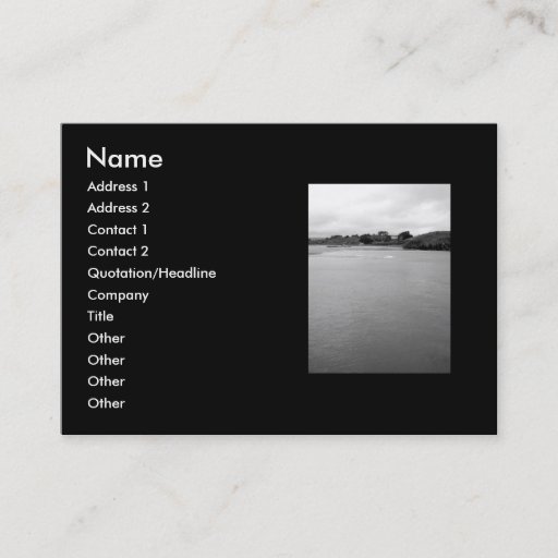 Customizable A Calm Bay in Ireland. Near Rosscarbery. Business Card Templates