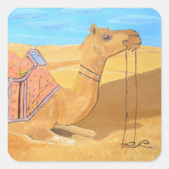A camel sticker  (Front)