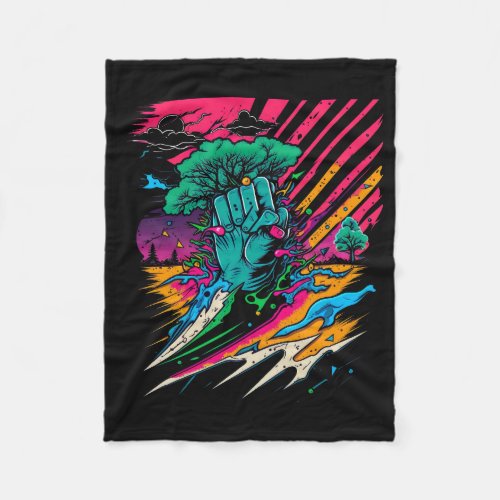 a campaign called the green tree fleece blanket