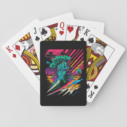 a campaign called the green tree playing cards