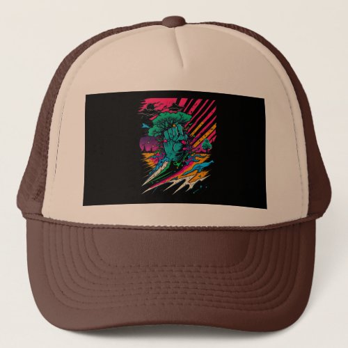 a campaign called the green tree trucker hat