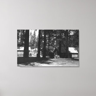 A Campground Scene Canvas Print