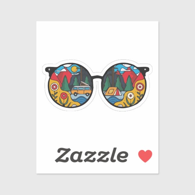A Camping Adventure Sticker (Sheet)