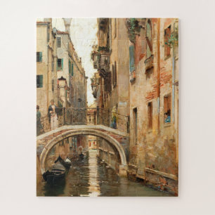 A canal in Venice Jigsaw Puzzle