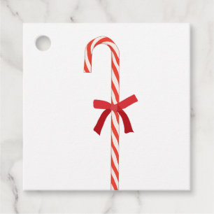 A Candy Cane Favor Tags