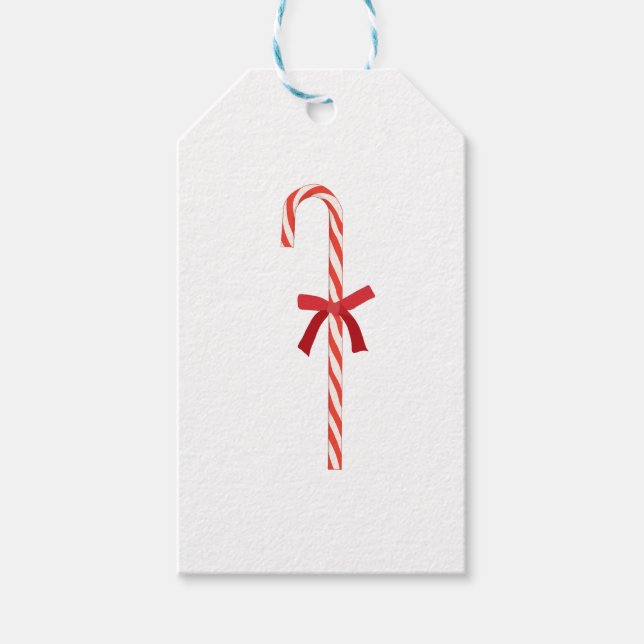A Candy Cane Gift Tags (Front)