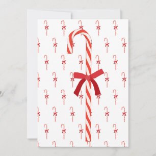 A Candy Cane Invitation