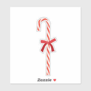 A Candy Cane Sticker