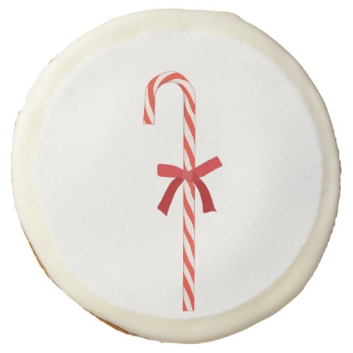 A Candy Cane  Sugar Cookie