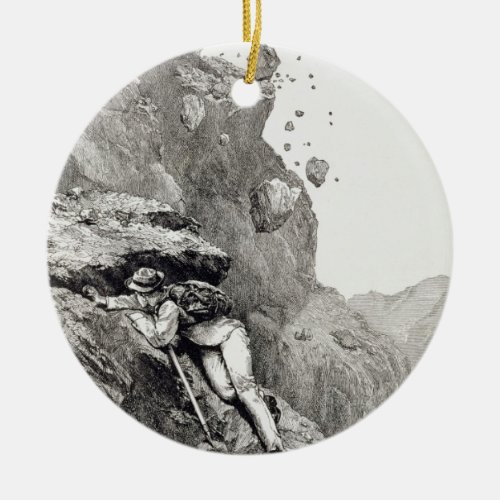 A Cannonade on the Matterhorn 1862 from The Asc Ceramic Ornament