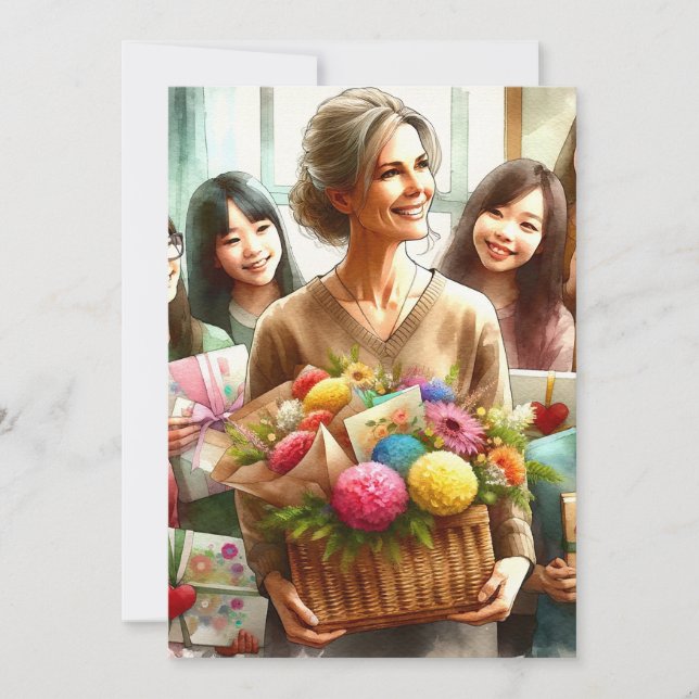 A Canvas of Gratitude Invitation (Front)